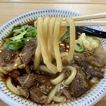 小倉うどん 助座衛門 - 肉肉うどん 並