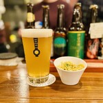 クラフトビアサーバーランド - 伊勢角屋麦酒 Farmhouse IPA Strain KADOYA1 (三重) パイント (473ml) 950円 ※アルコール度数6.5％、お通し 380円 ※マカロニサラダ
            2024年2月22日