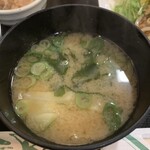 Shunsai Musou An - 日替り定食(豚の生姜炒め) 味噌汁