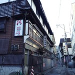 若松屋 村井六助 - 雪のなかった肘折温泉街