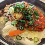 すき家 - キムチ海鮮ちゃんぽんうどん、アップ