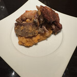 カーヴドシャンパーニュ ディヴァン - カスレの取り分け後