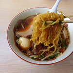 らーめん髙○ - 森住製麺　玉子麺