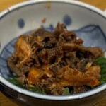 Chuukasoba Miura - センマイキムチ。ホルモンのセンマイのキムチ。これも美味しかったなぁ