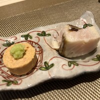 すし みむろ - あん肝とさわら