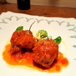 トスカネリア - ⚫お肉料理 
            「牛肉のポルぺッティ」