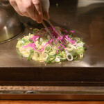 鉄板焼 とらのこ - 鉄板焼きはライブ感があって楽しいですね