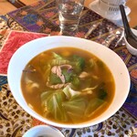 まんがい家 - スップサユールチャンプル。900円