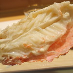 新ばし 星野 - 爪の身。ジューシーで言うことなし。