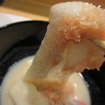 新ばし 星野 - ご飯でも使うお米で作ったお餅もいいですね。