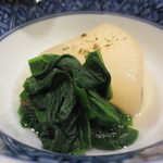 新ばし 星野 - 菊菜の香りと味わいも良いものですね。