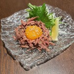 Gyuutan Sakaba Tannosuke - 牛たんユッケ　980円