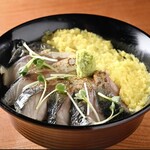 Hachinohe mackerel grilled sashimi bowl