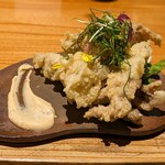 Fried chicken tempura