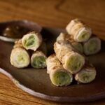 Southern green onion pork belly roll
