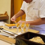 鮨おばな - お次は名物のあのパフェ