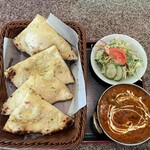 天竺薬膳 北印度料理 みらん - チキンカダイ（ナン変更）