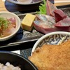 宇田川町魚金 - ブリ刺身定食1350円