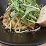 かじゅある いたりあん PePe - ベーコンと水菜の胡麻ペペロンチーノ　大盛り