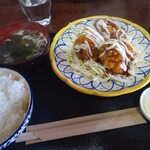 とかち食堂 - 料理写真:日替わりワンコインの鶏テリマヨ
