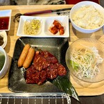 なら八　尼ヶ辻店 - ハラミ定食