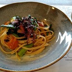 -8-otto - 本日のパスタ　ホタルイカとオータムポエムのペペロンチーノ