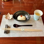 Shouraian - 先付　食前酒(梅酒) 豆腐(雪塩添)