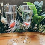 グレープショップ ココロ - 富士の輝が入ったお冷