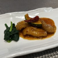 雪園 京橋店 - ふぐのピリ辛ソース