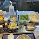 四代目横井製麺所 - レジ横の、無料トッピング