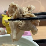 四代目横井製麺所 - 豚肉、にゅ〜〜ん！