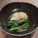 Oyaji - お通し　鶏豆腐