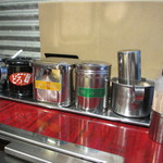 お好み焼 ゆかり - 卓上調味料