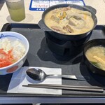 松屋 - シュクメルリ鍋ライスセット小盛