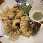 馳走 柚子 - タコの天ぷら