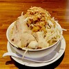 風来坊 - 料理写真:豚ラーメン小　野菜、脂ちょい増し800円