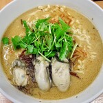 ラーメン たかはし - 牡蠣ラーメン（税込1,210円）