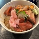 仙石すし 本店 - ランチ5色づけ丼