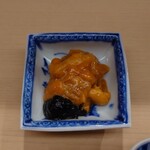 日本橋蛎殻町 すぎた - 馬糞雲丹の塩煮と海苔の佃煮