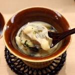 日本橋蛎殻町 すぎた - 牡蠣の茶碗蒸し