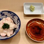 日本橋蛎殻町 すぎた - 肝醤油、山葵、醤油