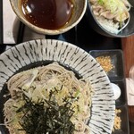 蕎麦とラー油 - 