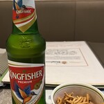 Shaghun - キングフィッシャー700円。瓶のまま飲むスタイル。