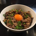 Ra Xamenya Nosakai San - 肉めしNTKG（肉タマゴ掛け御飯）