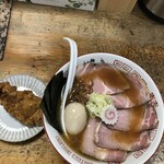 らぁ麺ここん - 特製醤油1,200円＋から揚げ1個150円