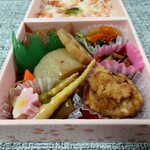 Osouzai No Matsuoka - 桜えびの炊き込みご飯二段弁当