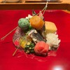 日本料理 別府 廣門 - 見目麗しい八寸の一品目