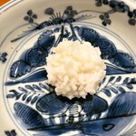 日本料理 別府 廣門 - 唐津 無農薬 自然薯 白小豆の和菓子