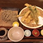 Sobadokoro Nagoya - 十割そばと鎌倉野菜の天せいろ