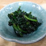 とん八 - ほうれん草ごま和え 380円(税込)(2024年2月21日撮影)